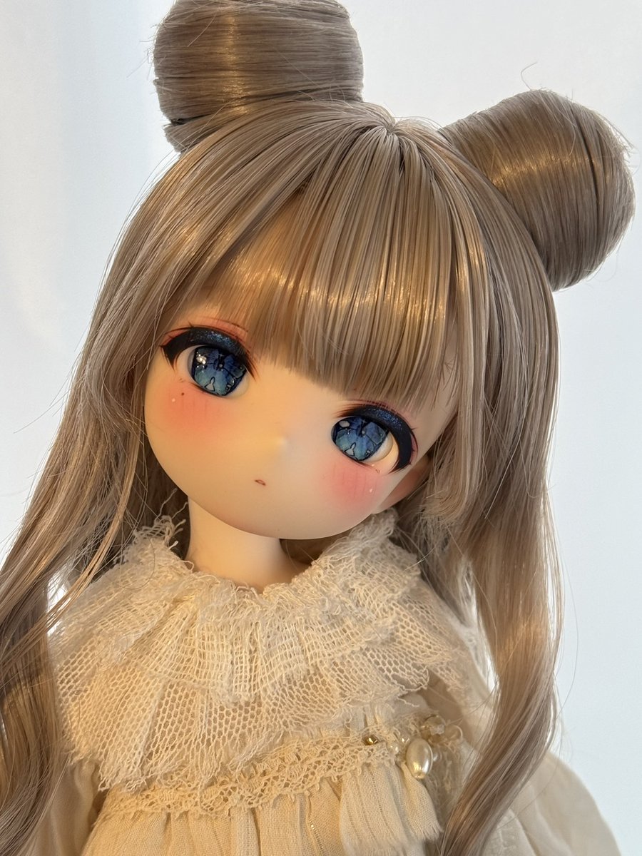 masakiapsy's tweet image. チトセリウムのハイドラさんや、昨今のオルナティオの面相をお願いしている、れにゃさんの個展『Brin de MUGUET』に伺ってきました。…