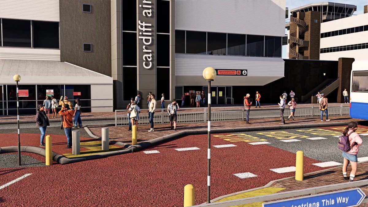 soflysim's tweet image. Fly into the heart of Wales with EGFF Cardiff Airport for Microsoft Flight Simulator, and experience a true regional hub brought to life with custom airport buildings, immersive night lighting, and an accurate, realistic layout
✈️ Download at SoFly sofly.io/products/cardi…