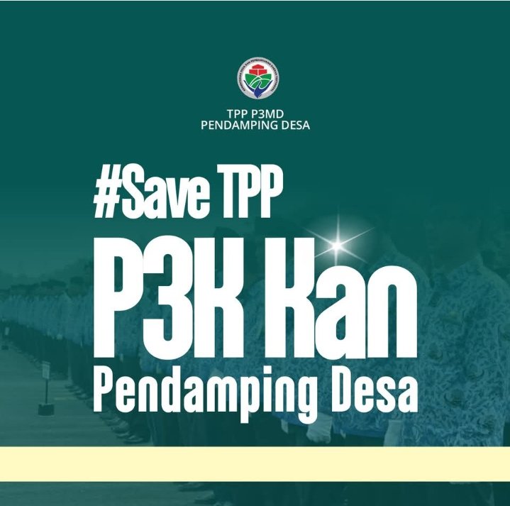 muqorrobin95971's tweet image. #SaveTPP
#P3KKanPendampingDesa
#TPPBerhakSejahtera
#PendampingDesaP3K
#BapakMenteriDesa
#P3kKemendesaTPP

@prabowo
@YandriSusanto27
@ArizaPatria
@taufikmadjid71
@kemendespdt
@bpsdmkemendesa
@DesaPeNusantara