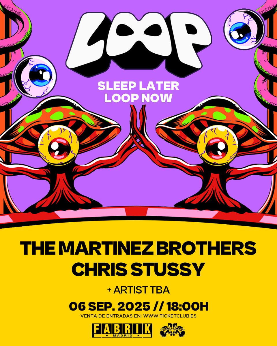 LOOP es la nueva marca/fiesta de <a href="/fabrikdiscoteca/">FABRIK</a> de cara a septiembre tinyurl.com/mr32bnse