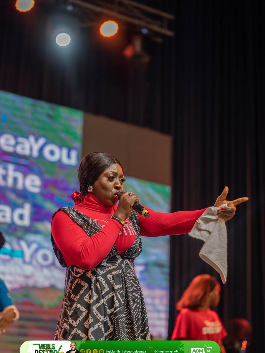 GICfamily's tweet photo. Last night, God’s Minstrel took the mic and Hell stumbled. 🔥 
Ego did not just sing, she went to war. We bless God for her gift. 
Thank you Abba!! 

#vod2025 #gicfamily #vigilsofdestiny https://t.co/FYQyrBxcJW