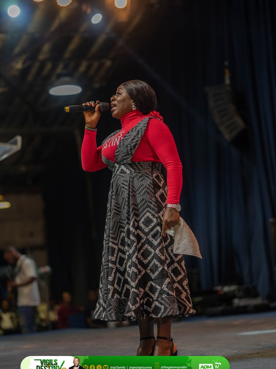 GICfamily's tweet photo. Last night, God’s Minstrel took the mic and Hell stumbled. 🔥 
Ego did not just sing, she went to war. We bless God for her gift. 
Thank you Abba!! 

#vod2025 #gicfamily #vigilsofdestiny https://t.co/FYQyrBxcJW