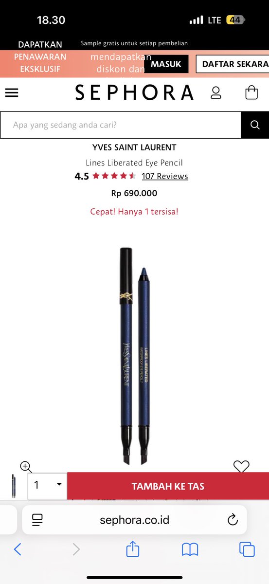 yourbbyjmn's tweet photo. WTS // WANT TO SALE

LINES LIBERATED EYE PENCIL YSL BLACK

💗100% ORIGINAL AND NEW SEGEL
( beli di malay lg ada pop up nya, gadipake karna beli tadinya cuman buat nambah hadiah aja 🥹)
🧷AKU JUAL DI 400.000 AJA YUK NEGO TIPIS BOLEH DM AJA🥰

btw, ini masih ada receiptnya🧚🏻‍♀️ https://t.co/GcqPjcmkNZ