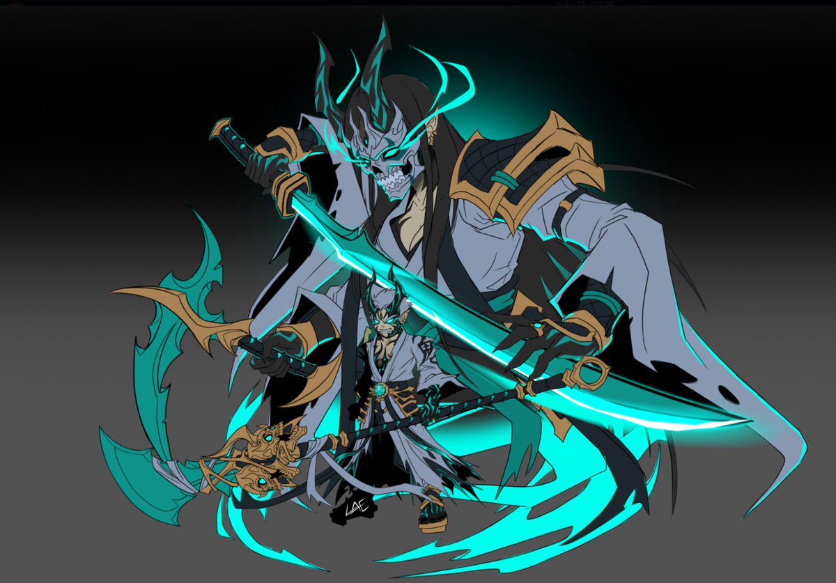 💀 First look at the ever-watchful guardian included in this wicked, color-customizable Dragon Samurai set from <a href="/Yo_Lae/">Lae 🔥</a>. Available starting Friday, July 25th as part of our Summer 2025 limited quantity sets. AQ.com