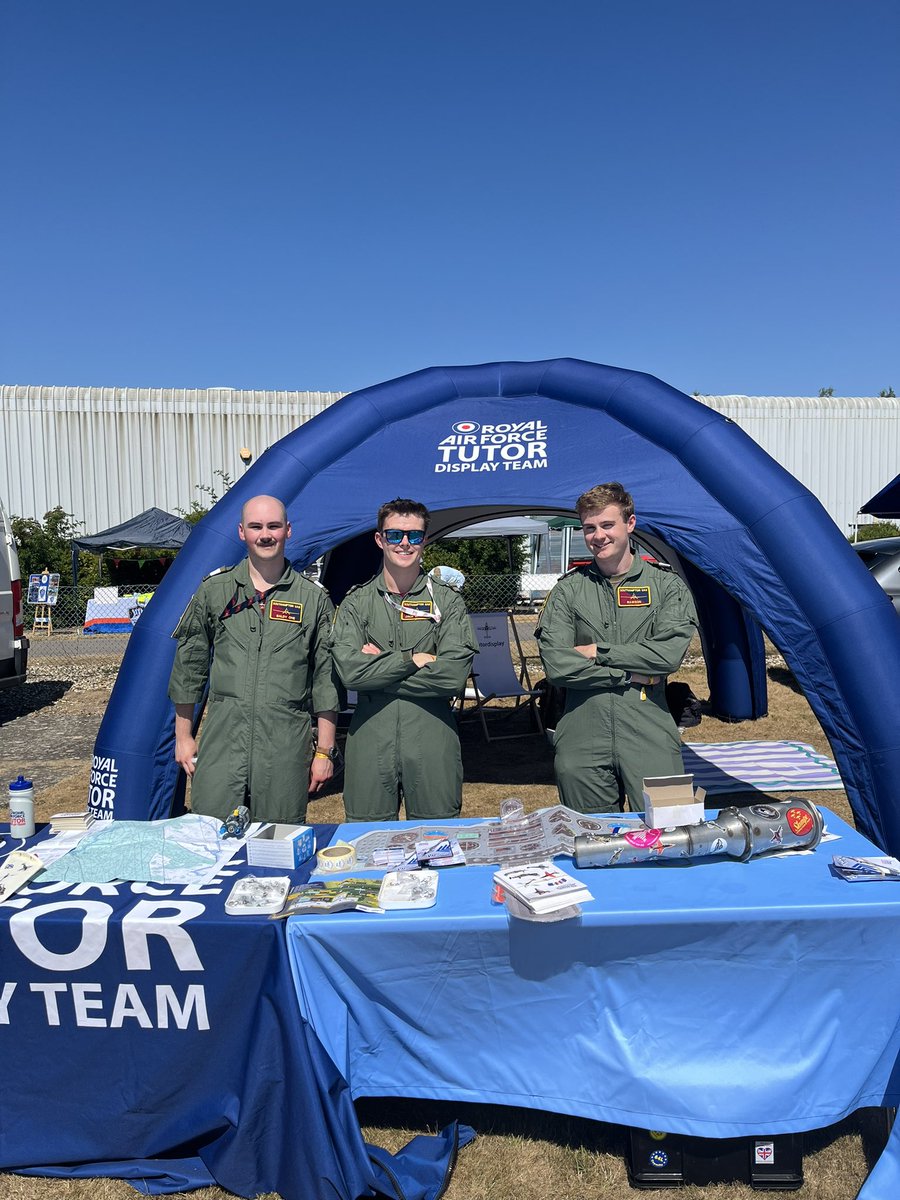 SUAS and the Tutor team are here at Middle Wallop! Catch the display at half 1! #tutordisplay #royalairforce✈️✈️✈️