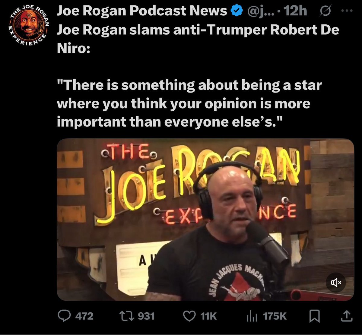 Says the “Star” who thinks his opinion is more important than than everyone else’s….🤦‍♀️🤦‍♀️🤦‍♀️ These people really don’t see the hypocrisy do they???🤬🤬🤬