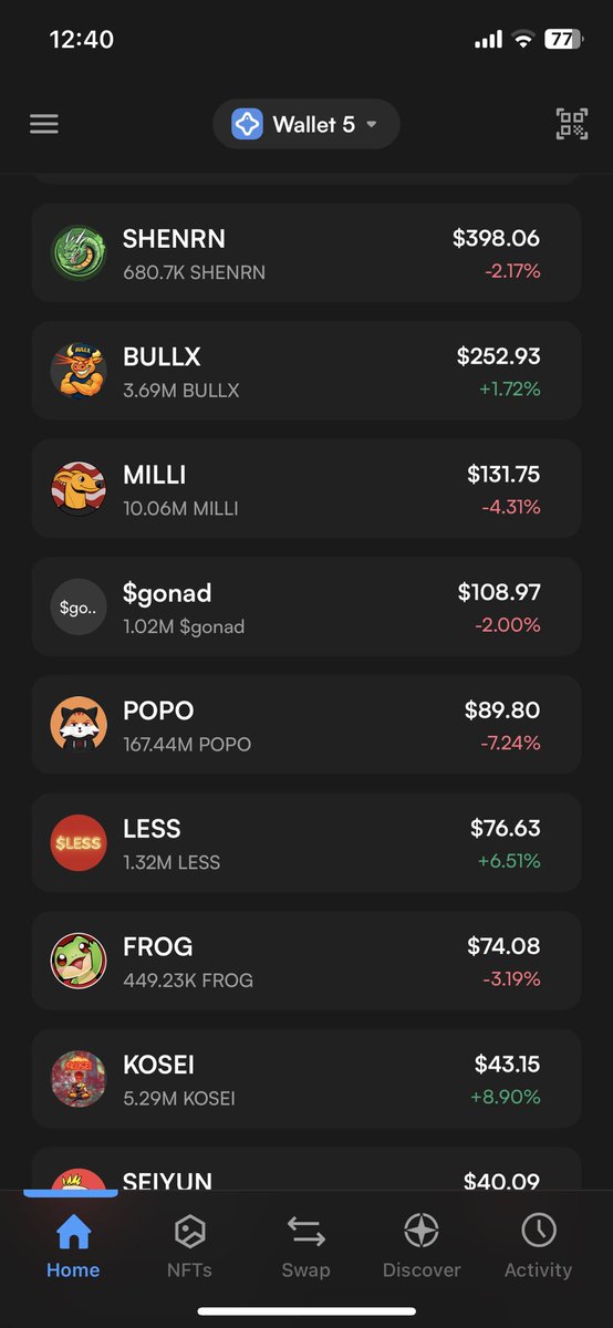 bojmats (@bojmats) on Twitter photo Gm ☀️
Woke up bullish knowing that the whole memecoin marketcap on <a href="/SeiNetwork/">Sei</a> is still under 10 MIL
Bullish on
<a href="/seiyantoken9000/">SEIYAN on SEI</a>
<a href="/MilliCoinSei/">MILLI ⚡</a>
<a href="/ShenronOnSei/">Shenron 🐉</a>
<a href="/BullxOnSei/">BullX | The Loudest Herd on SEI 🔴</a>
And all other $SEI memes! Gm ☀️
Woke up bullish knowing that the whole memecoin marketcap on <a href="/SeiNetwork/">Sei</a> is still under 10 MIL
Bullish on
<a href="/seiyantoken9000/">SEIYAN on SEI</a>
<a href="/MilliCoinSei/">MILLI ⚡</a>
<a href="/ShenronOnSei/">Shenron 🐉</a>
<a href="/BullxOnSei/">BullX | The Loudest Herd on SEI 🔴</a>
And all other $SEI memes!