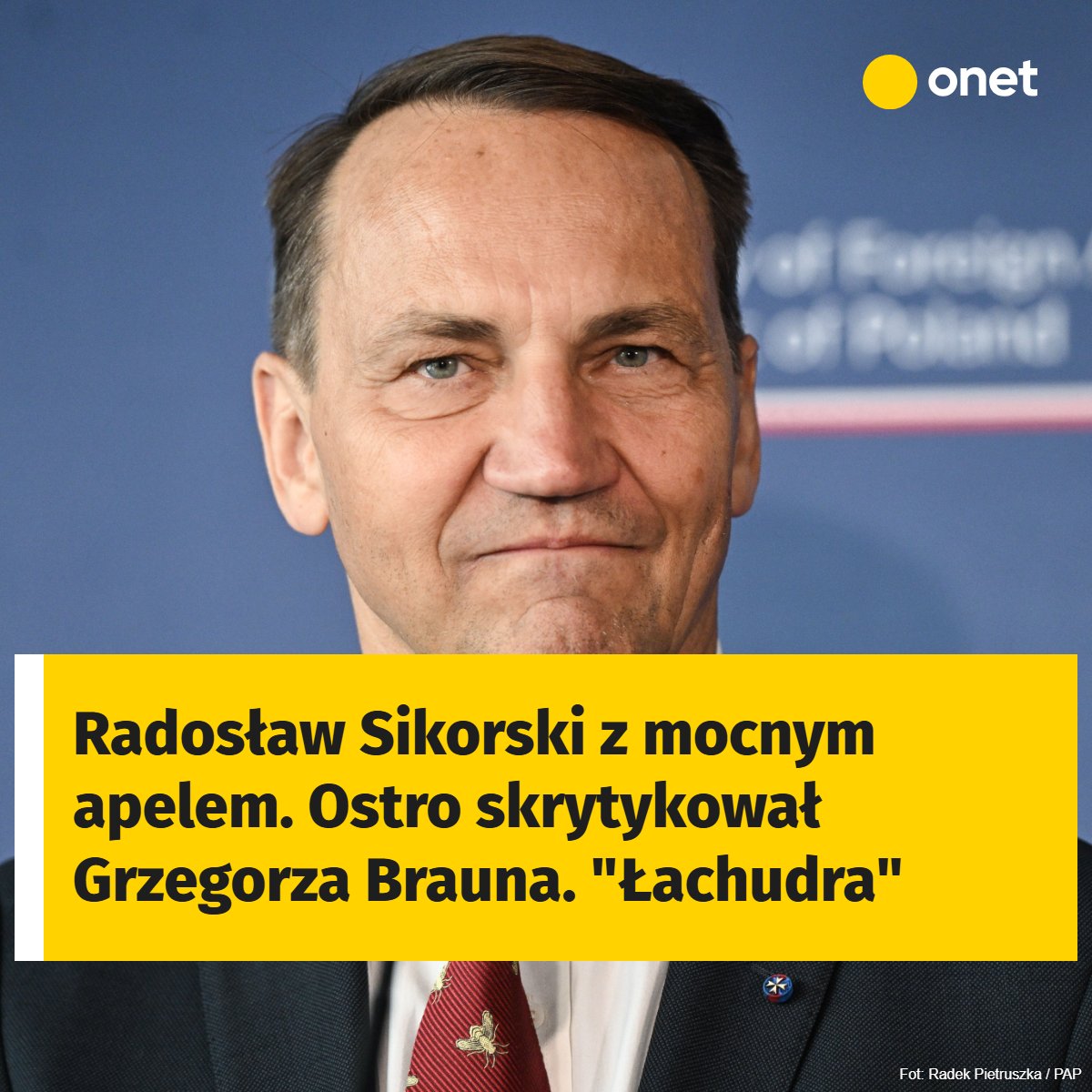 Szef MSZ opublikował nagranie, w którym odniósł się do ostatnich wydarzeń w Polsce ▶️ wiadomosci.onet.pl/kraj/radoslaw-…