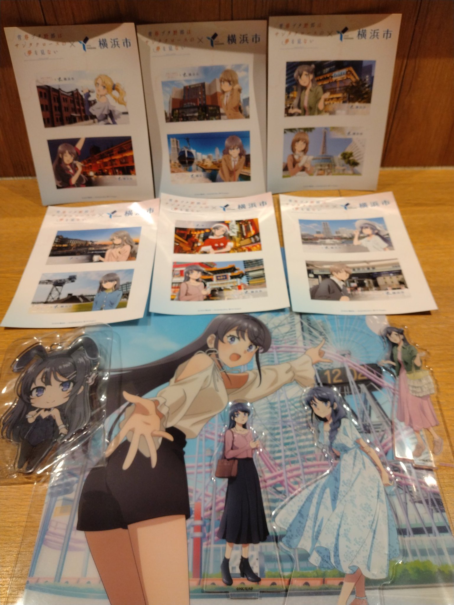 即購入可⭐︎青ブタ　クリアファイル　ステッカー　セット 即購入可⭐︎青ブタ⭐︎クリアファイル&ステッカーセット - メルカリ