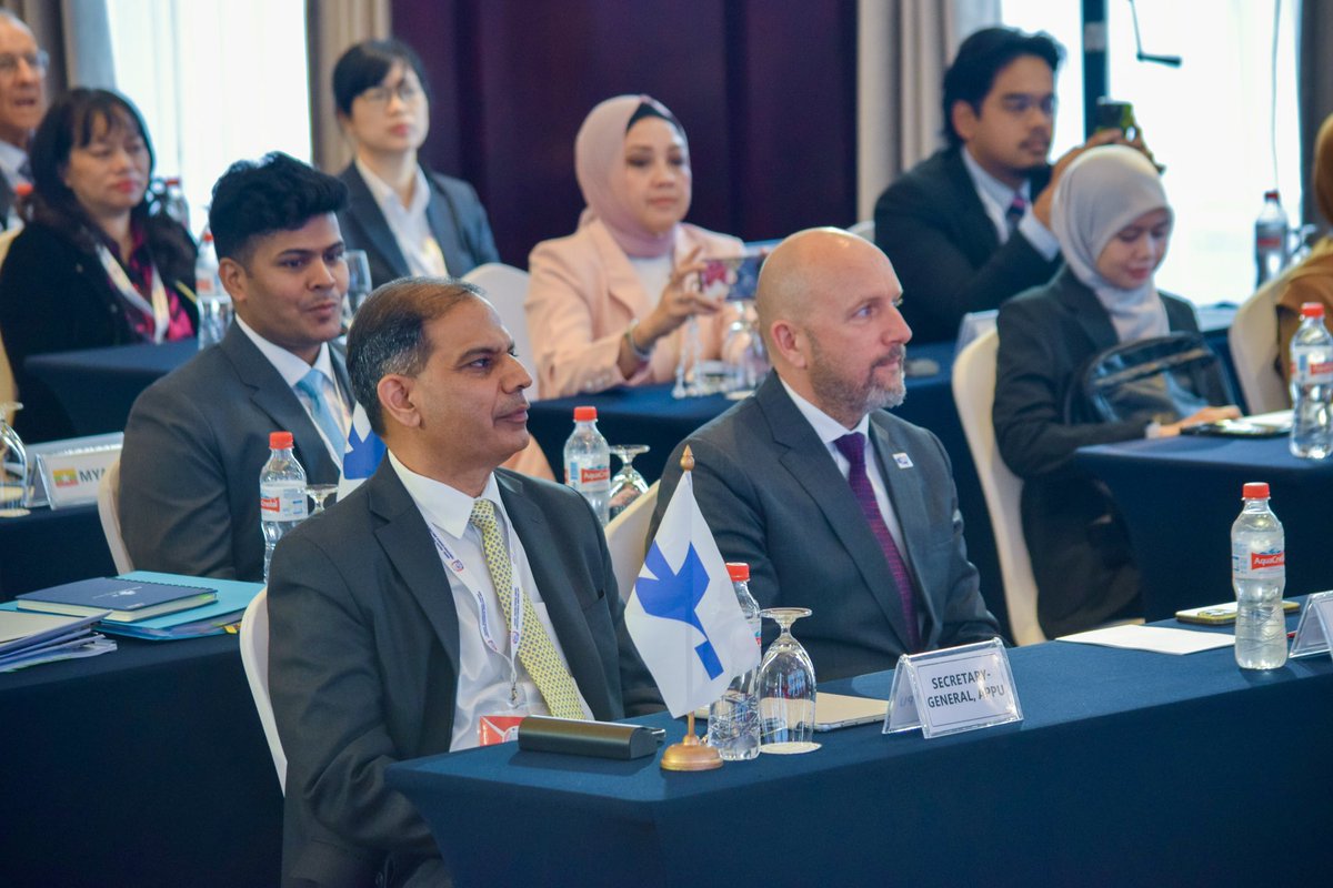 Honoured to lead the 2025 APPU Executive Council Meeting in Ulaanbaatar (30 June-4 July) with 100+ delegates from 22 countries. Grateful to Mongol Post for their exceptional hospitality. We move forward united, toward #28thUPC &amp; #APPUCongress2026.