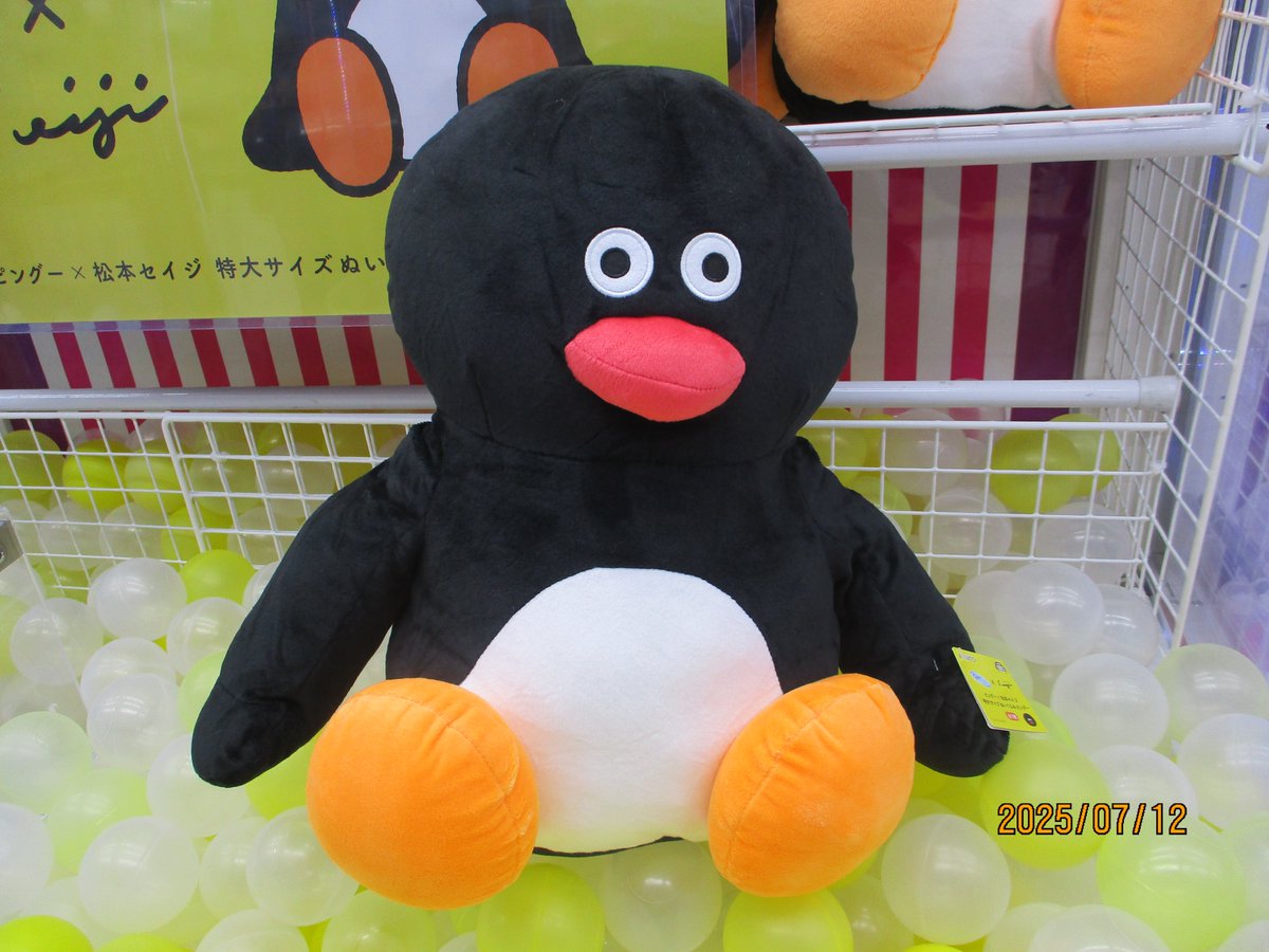 プライズ情報】 ピングー×松本セイジ 特大サイズぬいぐるみ ピングー