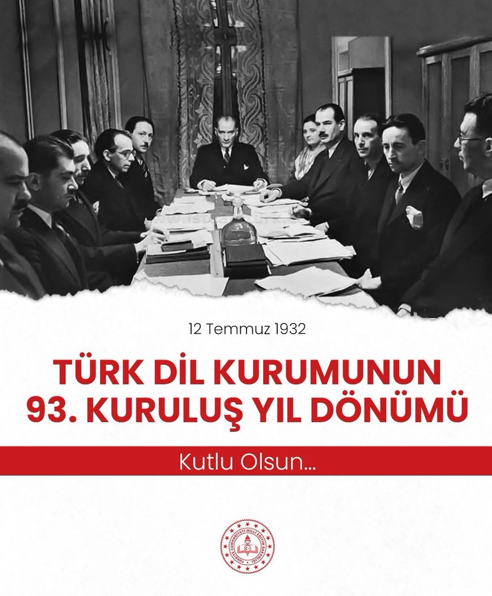 Güzel Türkçemizi nesilden nesile aktarmaya devam edeceğiz.
Türk Dil Kurumu’nun 93. yaşı kutlu olsun.
#TürkDilKurumu <a href="/tcmeb/">Millî Eğitim Bakanlığı</a> <a href="/Edirne_MEM/">Edirne İl Millî Eğitim Müdürlüğü</a> <a href="/smehmetengin/">Salih Mehmet ENGİN</a>