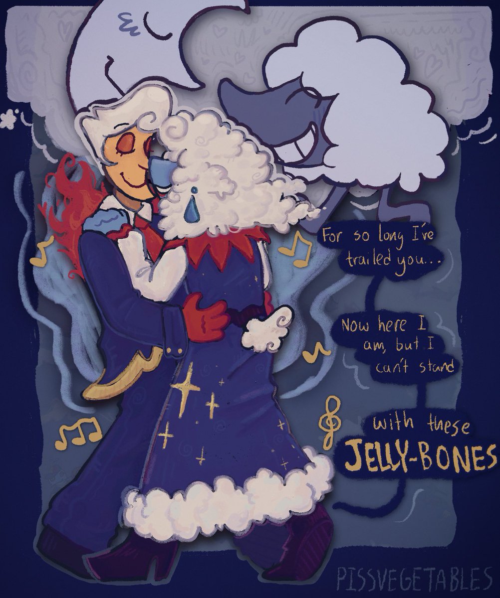 pissvegetables's tweet image. Drove up in my bone-camarrow, thinking only
About you.
(#deltarune #weatherduo)