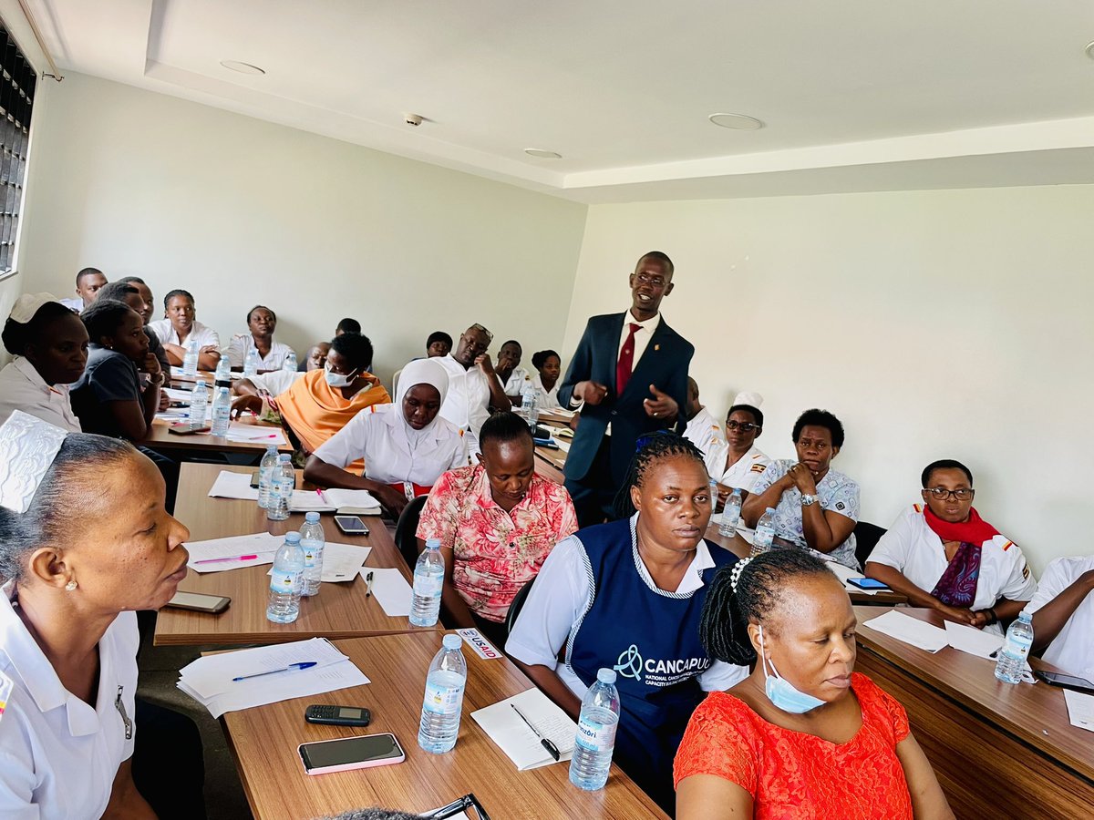LittleWinnieFo2's tweet image. Our Certified National Soft Skills Trainer (TOT),Joshua delivered a powerful presentation on Leadership&Mgt at the Soft skills training @HospitalMbarara Focusing on the critical role of Nurses&Midwives,He emphasized that "True healthcare transformation begins with self-leadership