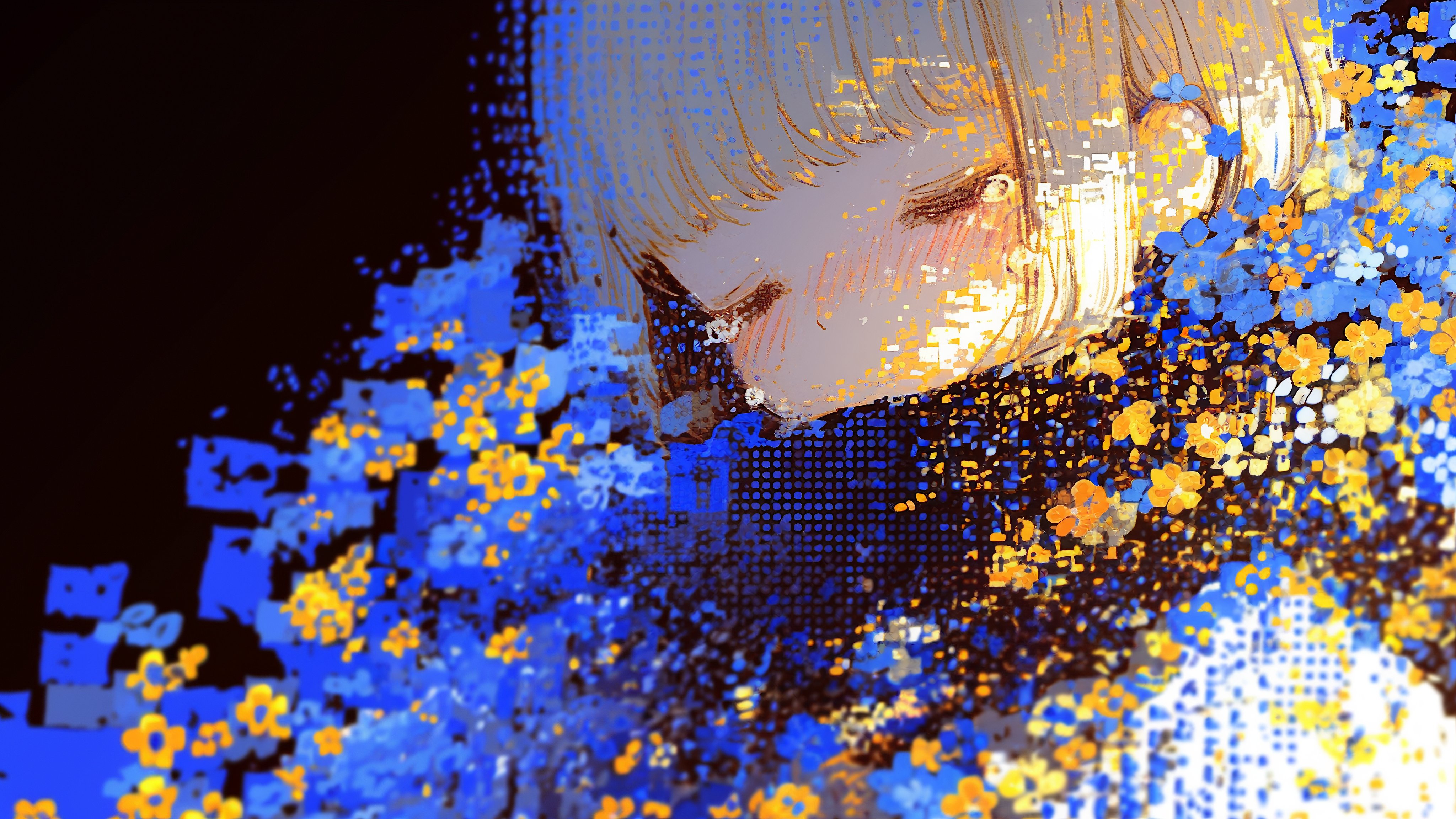 三日月の魔法がかかる夜 絵画原画 - メルカリ