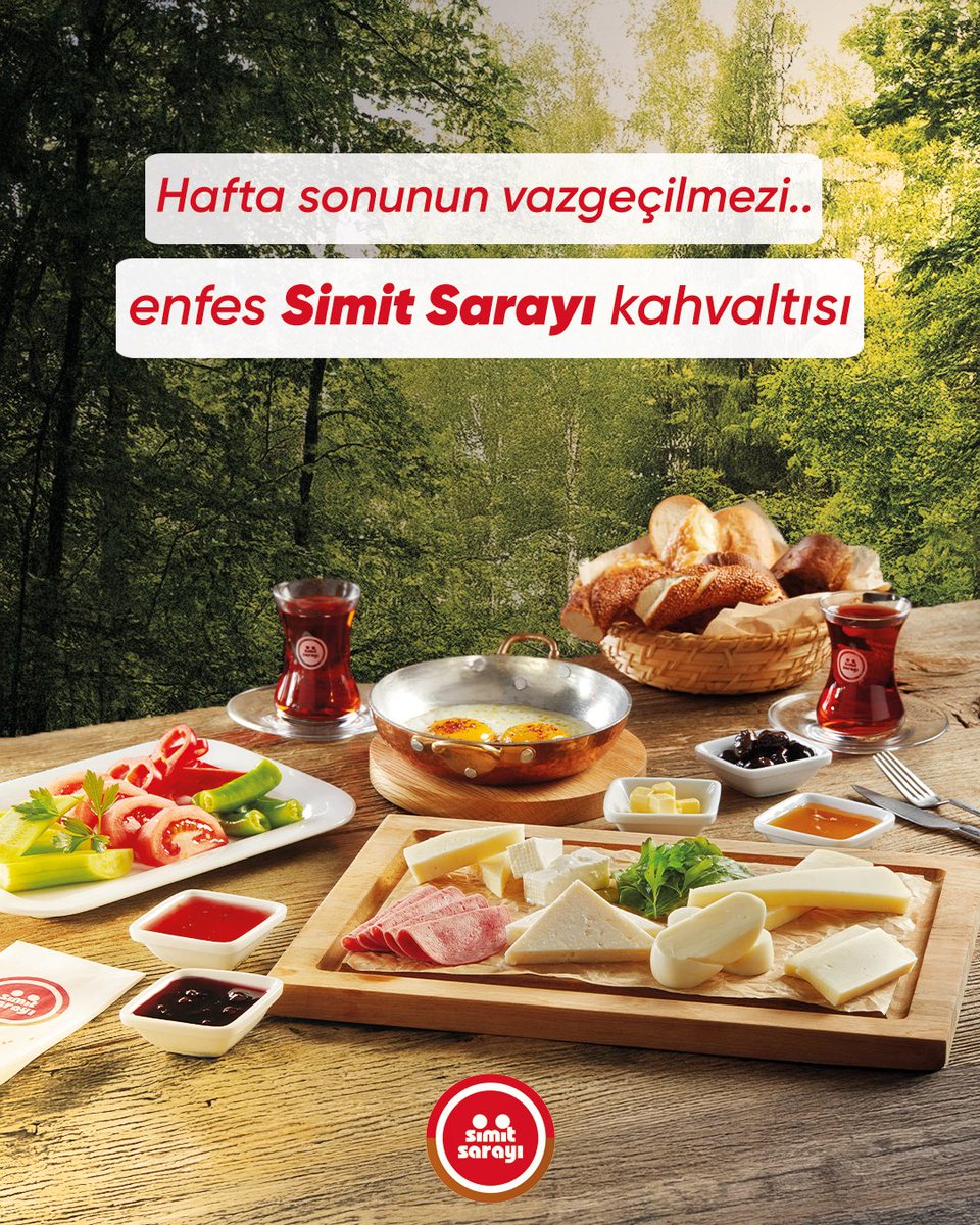 Her şeyin en tazesiyle kurulan bir kahvaltı sofrası… Güne iyi başlamak için en iyi sebep! 🌞❤️

#SimitSarayı #HamurumuzdaDostlukVar