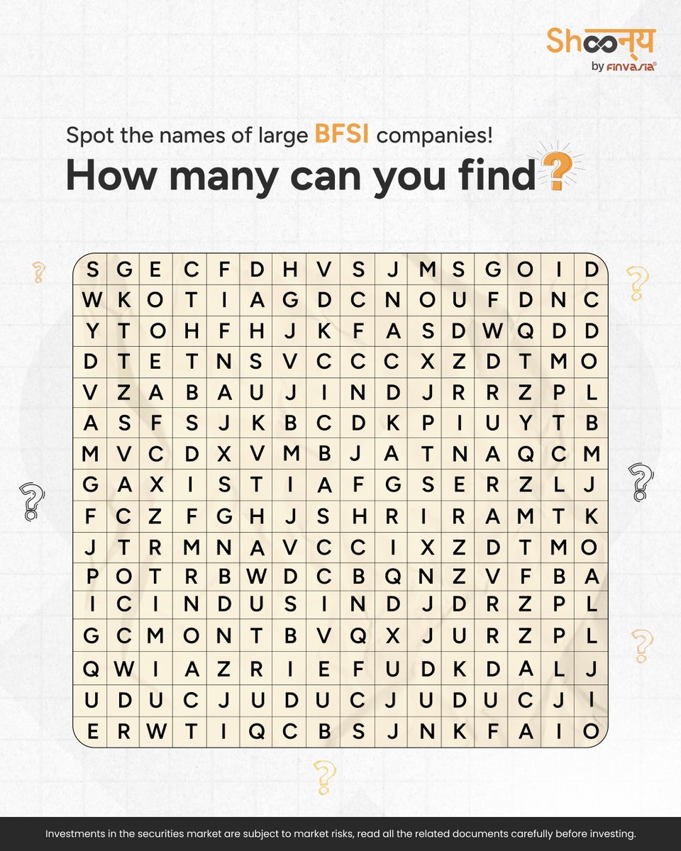 Only real finance nerds can spot them all!

Are you one? Comment the number of companies you found and their names 👇🏽

#FinanceNerd #StockMarket #Investing #FinancialLiteracy #MarketWatch #InvestSmart