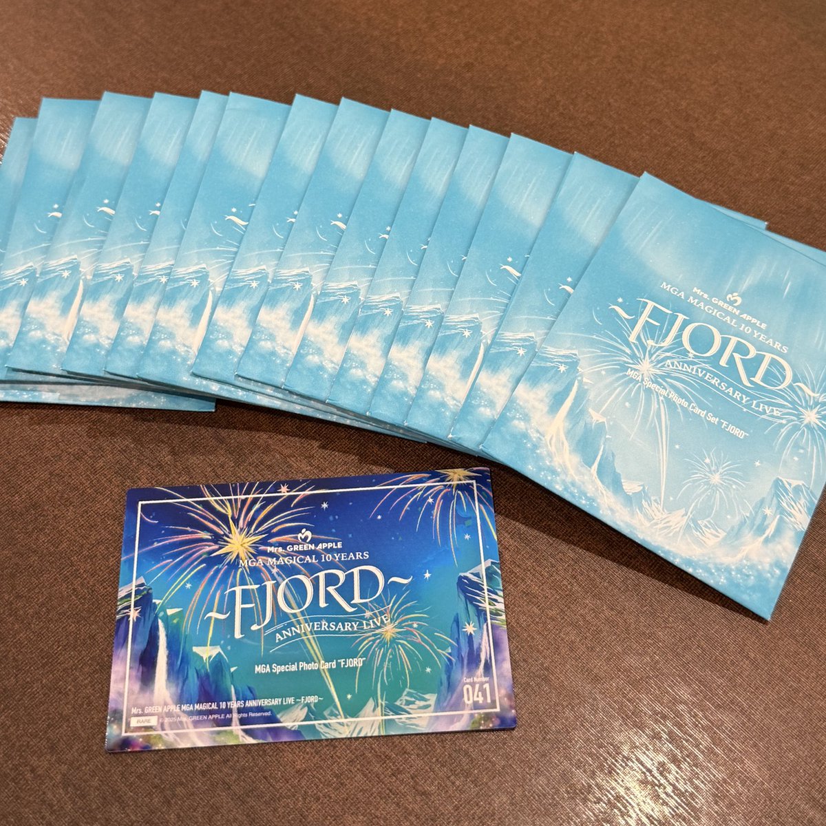 ミセス FJORD 041大森レアカード Mrs.GREEN APPLE フィヨルド フォトカ