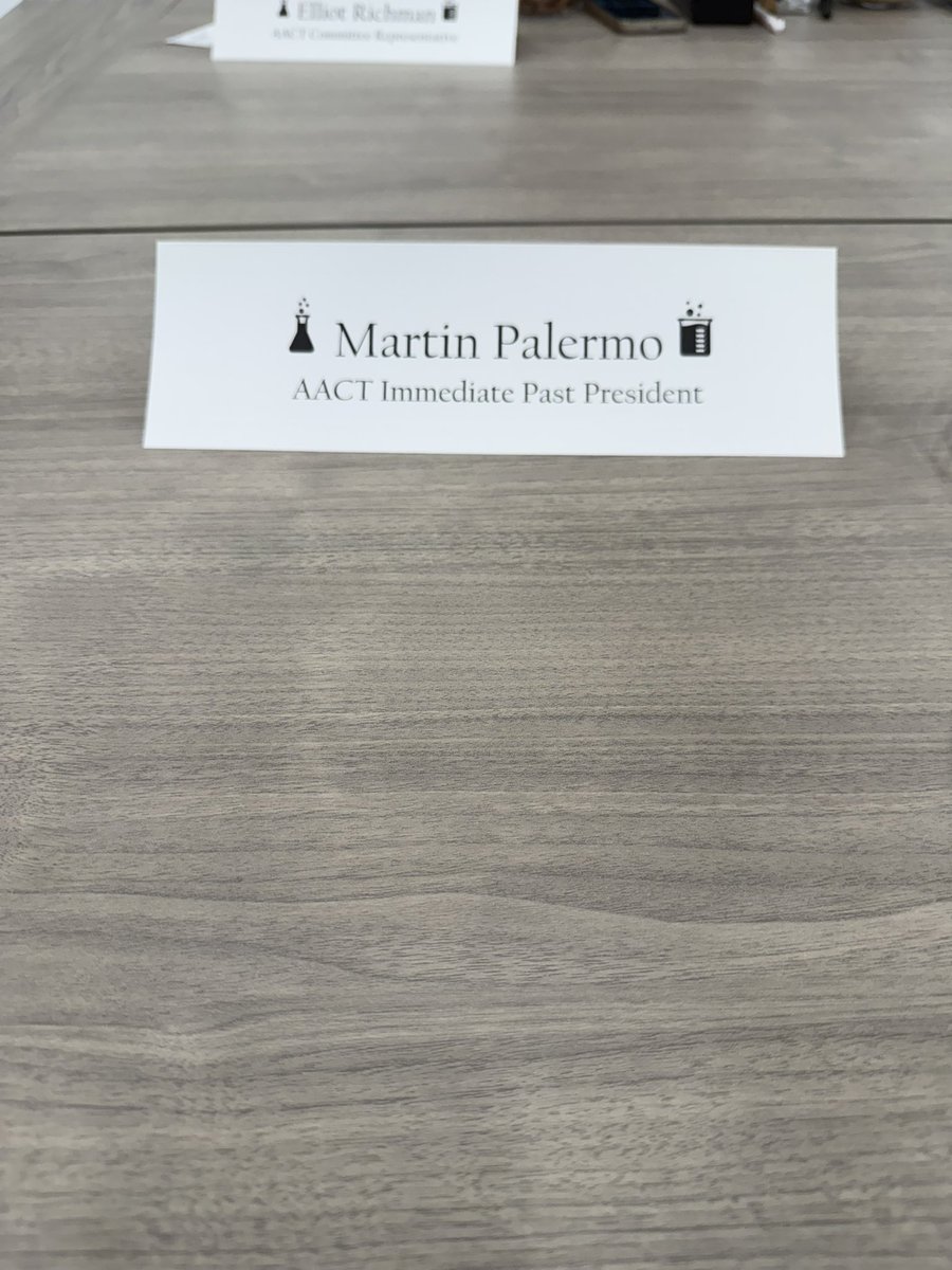 Another very productive meeting <a href="/AACTconnect/">AACT</a> in DC. Always fun catching  up with fellow chem educators and sharing ideas. <a href="/amodic1/">Amiee Larchar Modic</a>