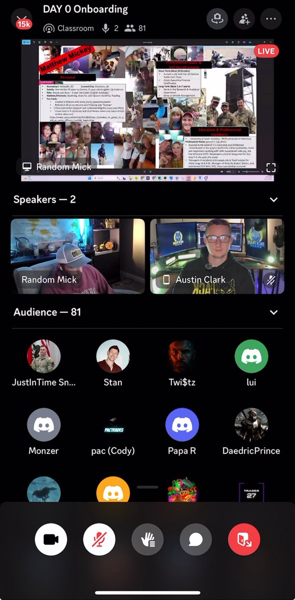Class #3 is underway!!!! @Matthewwmickey1 leads the Pack Bootcamp &amp; does the BEST job. 

We are building a legacy. Entry is now closed and will be open again next quarter 🤟 let’s build some professionals.