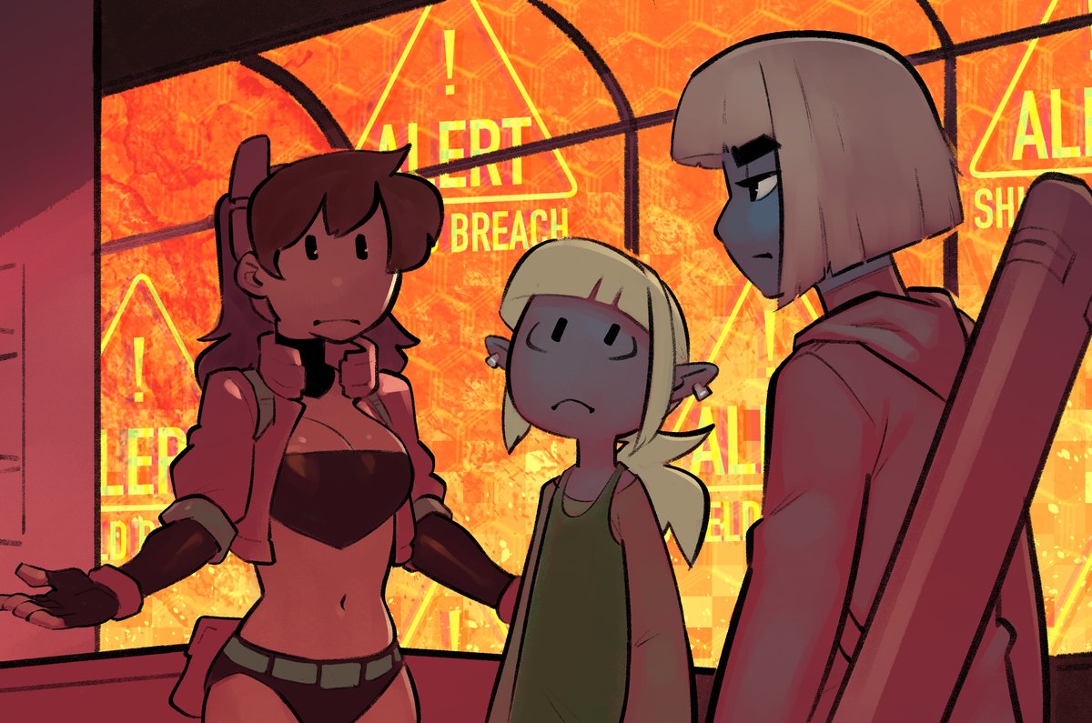 Good reactions to bad news abound in today's new CASSIOPEIA QUINN!
cassiopeiaquinn.com/comic/battle-f…