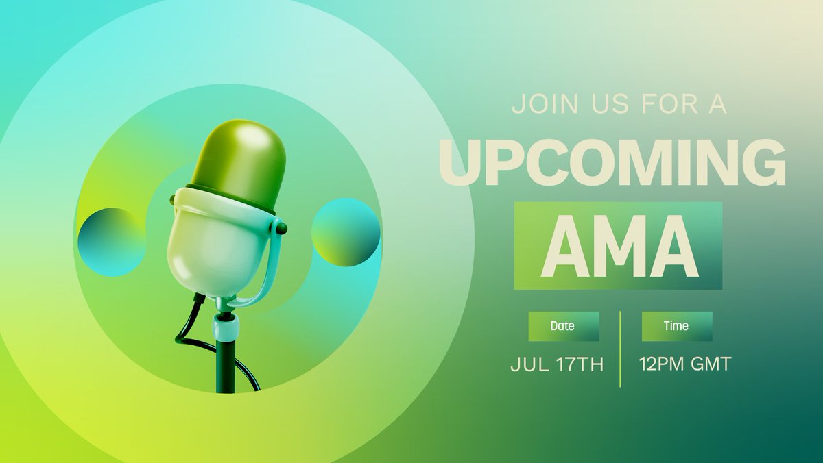 VESTN_io's tweet image. Upcoming AMA
Join us Thursday, July 17th at 12PM GMT for our next AMA.
We’ll be diving into the latest updates, community Q&A, and what’s next in our mission to reshape RWA.
🗓️ Set a reminder: x.com/i/spaces/1lDGL…