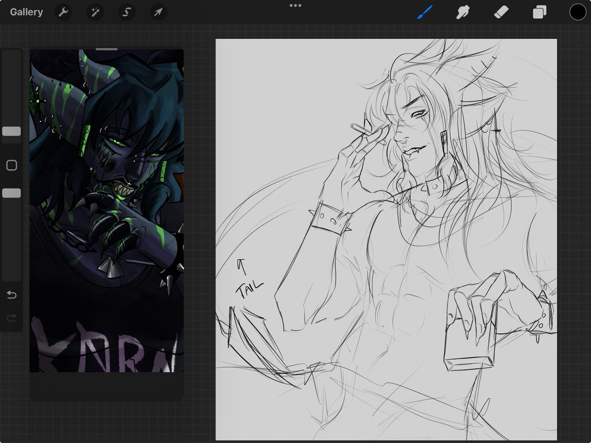 nott_toasted's tweet image. COMMISSION WIP