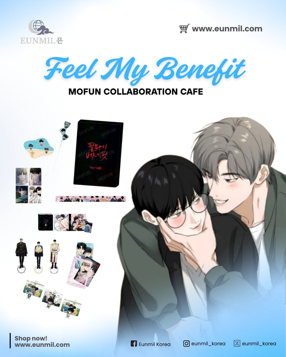 eunmil_korea's tweet image. Brighten Your Day with Feel My Benefit x MOFUN Merchandise! 💫

Dive into this exclusive collab collection featuring the must-have S Set, Collect Binder Set, Summer Pop Set, Lenticular Keyring Set, and more! 💗

🛒 Grab yours here: l1nq.com/hOh43

#FeelMyBenefit #MOFUN