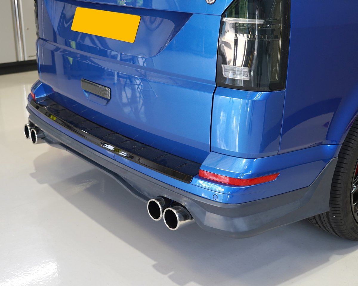 Our ABT Style Rear Bumper Skirt is the ultimate upgrade for the rear of any Tailgate T6/T6.1! 💯

✔️ Includes Chrome Quad Exhaust Tips.
✔️ Provides a sporty, aggressive look.
✔️ Comes Primed, ready for paint.

Take a closer look here - veedubtransporters.co.uk/shop/vw-t6-t6-…