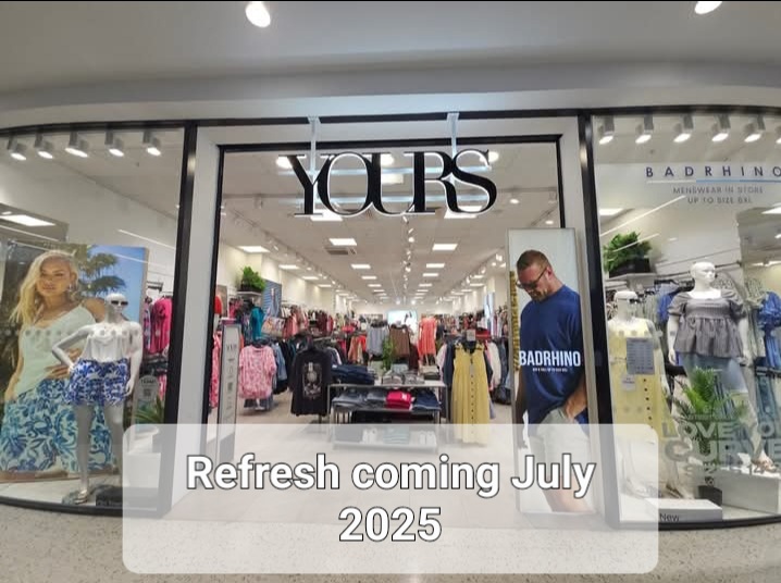 TelfordCentre's tweet image. Yours Clothing are having a Refresh! Through July the store will be having some changes in store, this won&apos;t affect trading and will be open as normal each day.  
#storerefresh #yoursclothing #telfordcentre