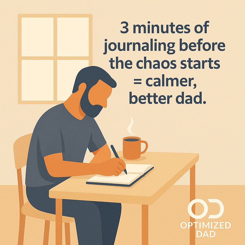 getoptimizeddad's tweet image. The easiest habit I’ve added to my Saturdays?

📓 Journaling for 3 minutes before the chaos starts.

No rules. Just dump the brain.
I show up better for my family every time I do it.
#OptimizedDad #Mindset