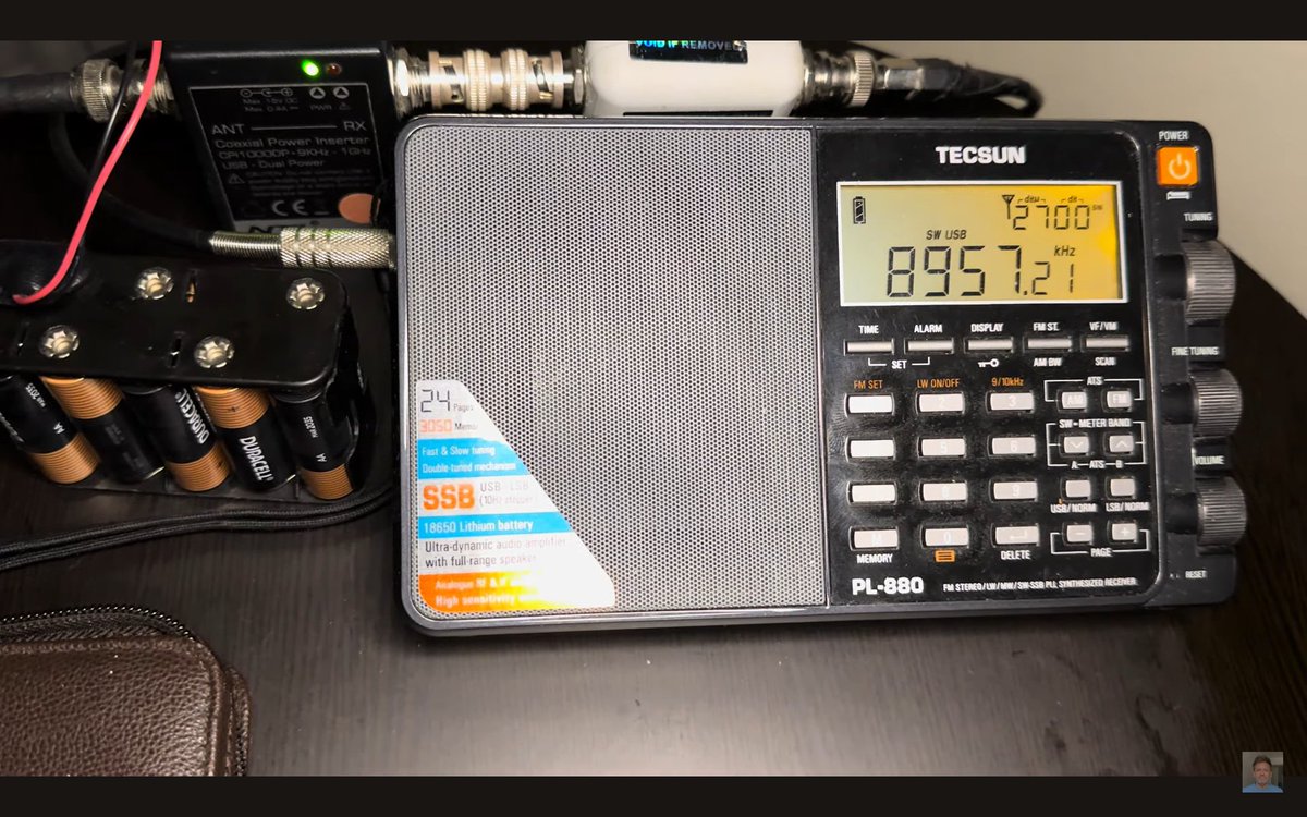 Copied Shannon VOLMET again, this time on 8957 kHz from Houston, using the Tecsun PL-880 and MegaLoop FX antenna #radio #VOLMET #shortwave #weather 📻🎙️📡🔊🌐🌏🌍🌎🇮🇪🇮🇪🇮🇪🇮🇪🌐🌏🌍🌎👍⚡️⚡️⚡️⚡️⚡️⚡️⚡️⚡️⚡️⚡️
youtu.be/wJEAjH2-MqQ?si…