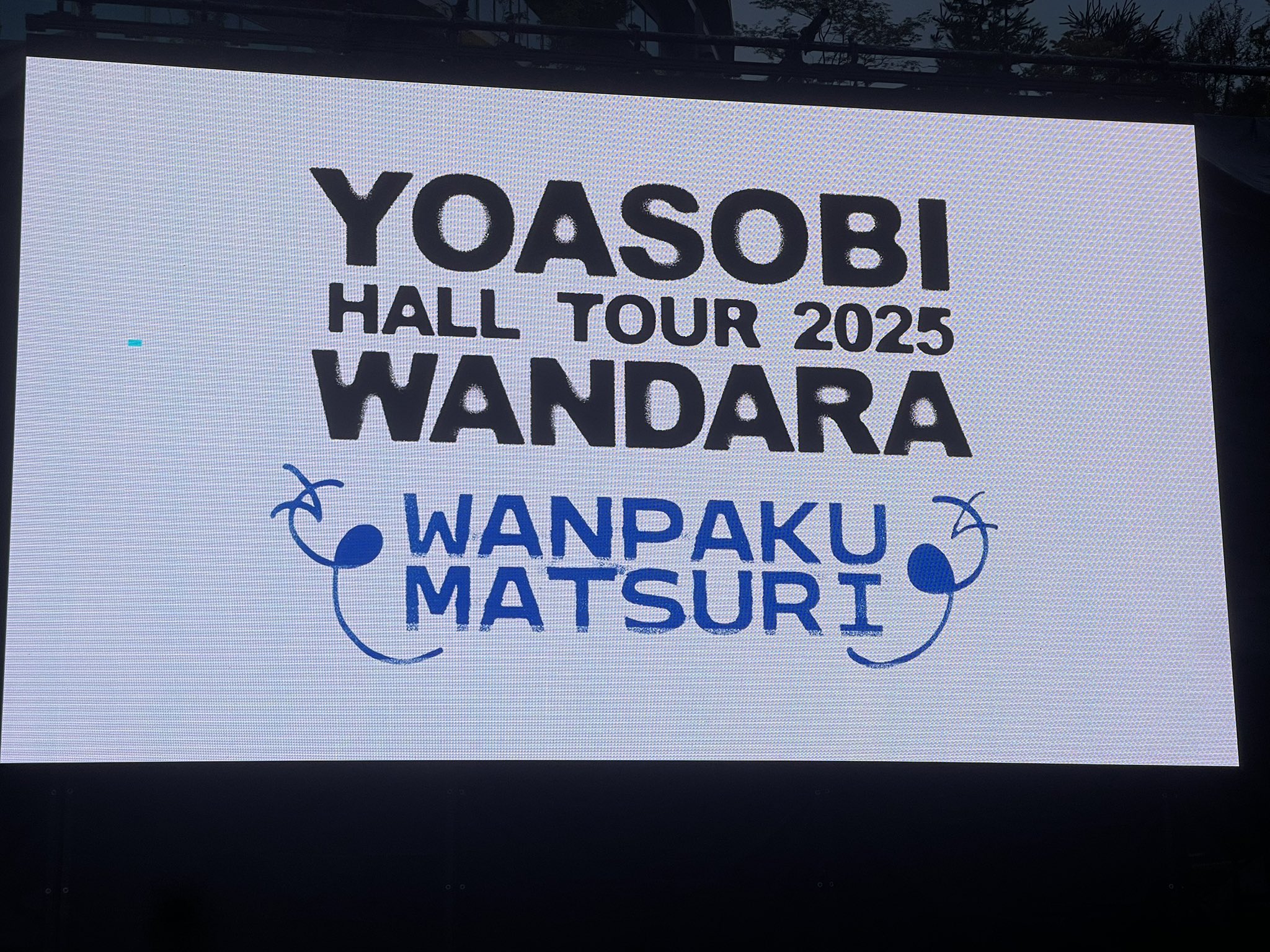 YOASOBI HALL TOUR 2025 WANDARA Lサイズ　上下 YOASOBI WANDARA YOASOBI HALL TOUR 2025 CLUB YOASOBI SPECIAL