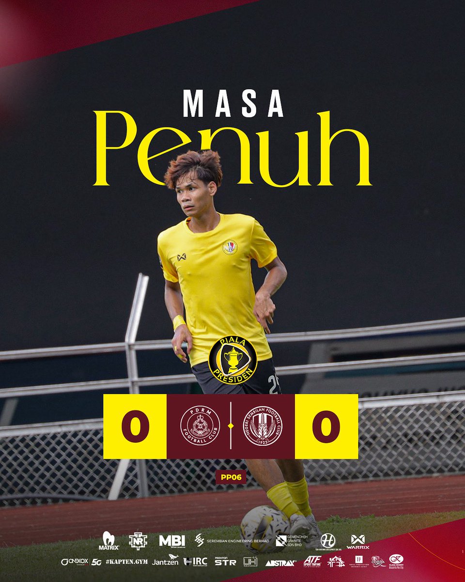 nsfc1923devt's tweet image. Masa Penuh | PDRM 0️⃣ - 0️⃣ NSFC

#JangMudo B-20 seri tanpa jaringan menentang PDRM sebentar tadi. 🟡⚫️🔴

#NSFC
#HobinJangHobin
#NSFCdevt
#PialaPresiden2025