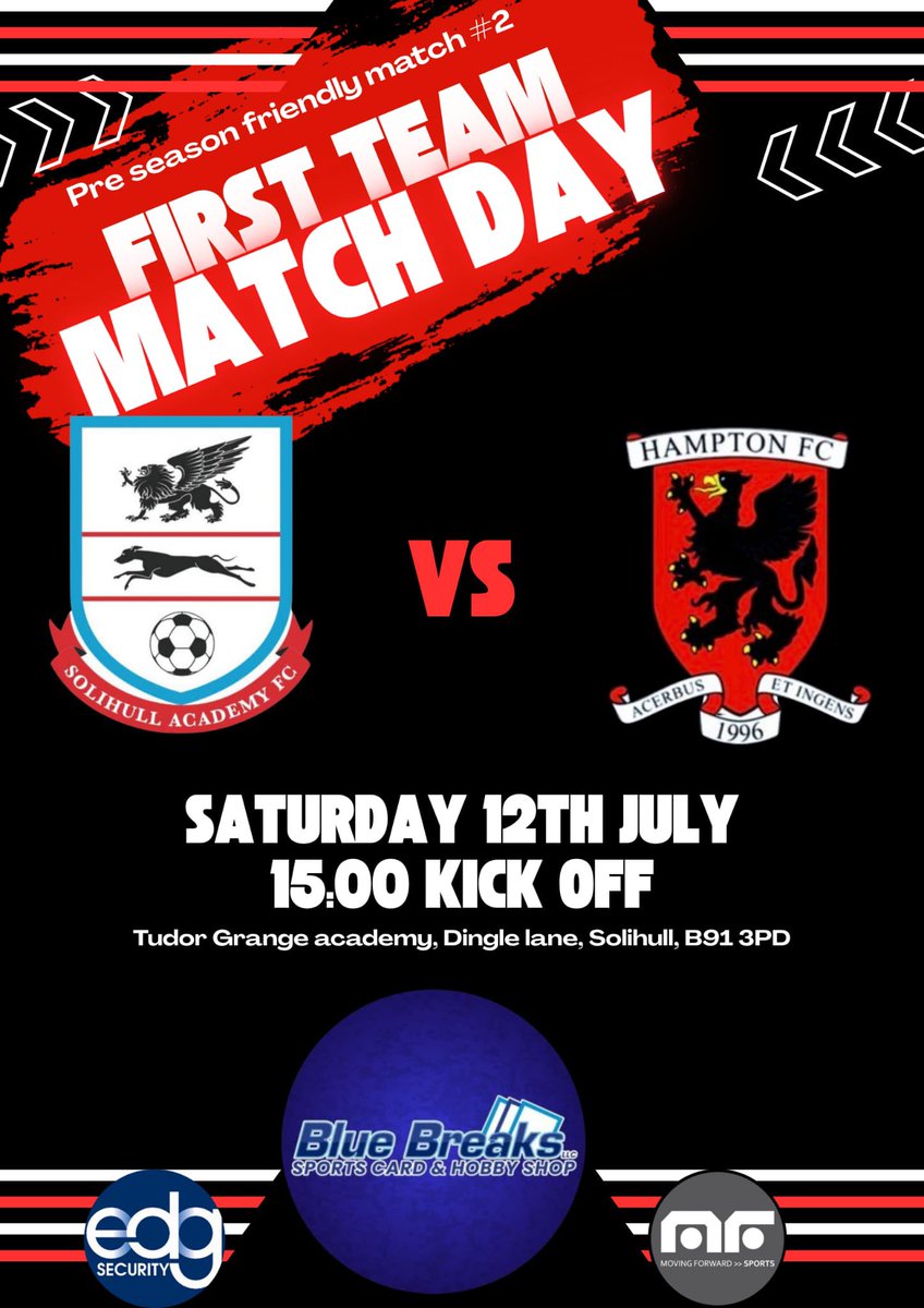 Game day - pre season friendly #2