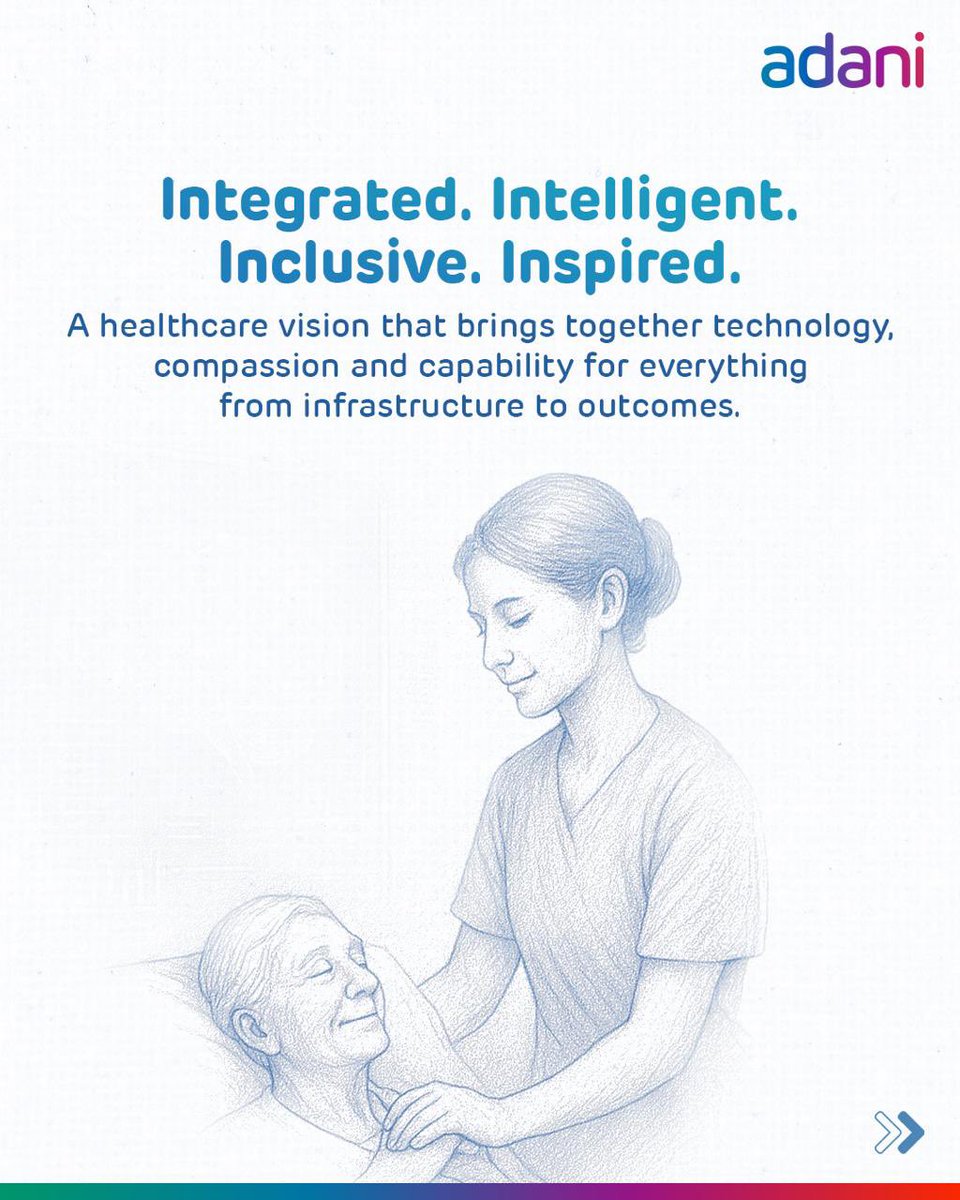AdaniOnline's tweet image. At Adani Group, we believe healthcare should be rooted in trust, compassion, and innovation.
With the Adani Healthcare Temples in Ahmedabad and Mumbai, we’re building 1,000-bed integrated campuses in collaboration with Mayo Clinic — setting new benchmarks in affordable, holistic,…