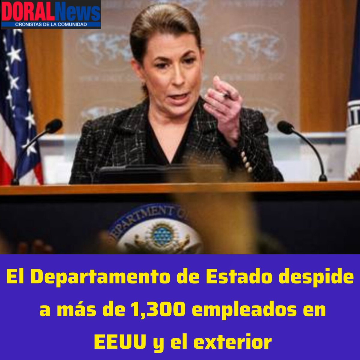 El Departamento de Estado despide a más de 1,300 empleados en EEUU y el exterior
instagram.com/p/DMAWSATuE9-/…