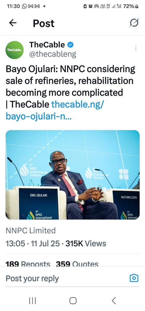 emekabk21's tweet image. $18BILLION LOOTED ON VARIOUS FAILED TURN AROUND MAINTENANCE PROGRAMS .....
$3BILLION SQUANDERED AND MISAPPRIOPRIATED UNDER MELEE KYARI AS NNPC CEO, YET THE REFINERIES ARE NOT WORKING
18 YEARS AFTER, THEY HAVE COME BACK TO THE SAME SIMPLE AND HONEST THING WE BEGGED THEM TO DO…