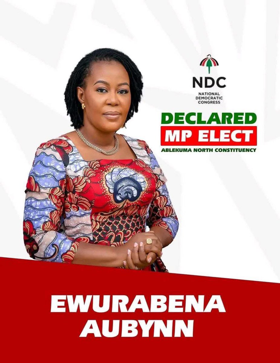 Congratulations to Hon. Ewurabena Aubynn on her election as MP for Ablekuma North. And thank you to the good people of the constituency for believing in her and in our shared vision for a better Ghana.

We strongly condemn the violence that occurred. As a party, we stand for
