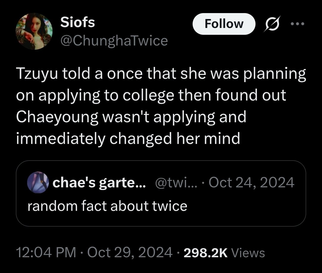 dearmichaeng's tweet photo. tzu don't like the rain but changed her mind when chaeng said she likes it.

tzu was planning to apply to college but changed her mind after she found out that chaeng didn't have any plans in college.

tzu said she keep the letters of others but kept chaeng's letters separately. https://t.co/Kr3SXD8Lp5