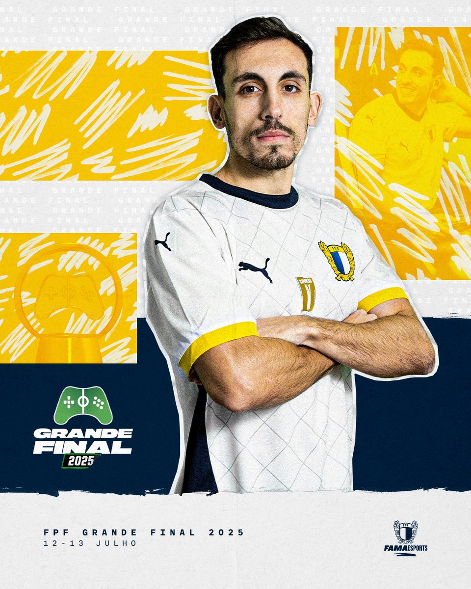 FC Famalicão Esports (@famaesports) on Twitter photo A <a href="/FPFeSPORTS/">FPF eSPORTS</a> 𝗚𝗥𝗔𝗡𝗗𝗘 𝗙𝗜𝗡𝗔𝗟 começa hoje! 🏆🔥
Acompanhem a partir das 14h00 a caminhada do <a href="/rikhard11_/">João Lourenço</a>! 👊
🏟️ FPF Arena Portugal
📺 twitch.tv/portugal
#talentoementalidade ⚪️🔵 A <a href="/FPFeSPORTS/">FPF eSPORTS</a> 𝗚𝗥𝗔𝗡𝗗𝗘 𝗙𝗜𝗡𝗔𝗟 começa hoje! 🏆🔥
Acompanhem a partir das 14h00 a caminhada do <a href="/rikhard11_/">João Lourenço</a>! 👊
🏟️ FPF Arena Portugal
📺 twitch.tv/portugal
#talentoementalidade ⚪️🔵