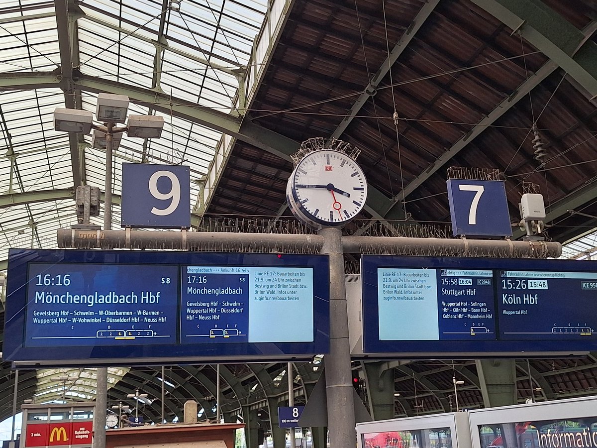 Wieder Fehler in der Matrix, #Hagen Hbf.