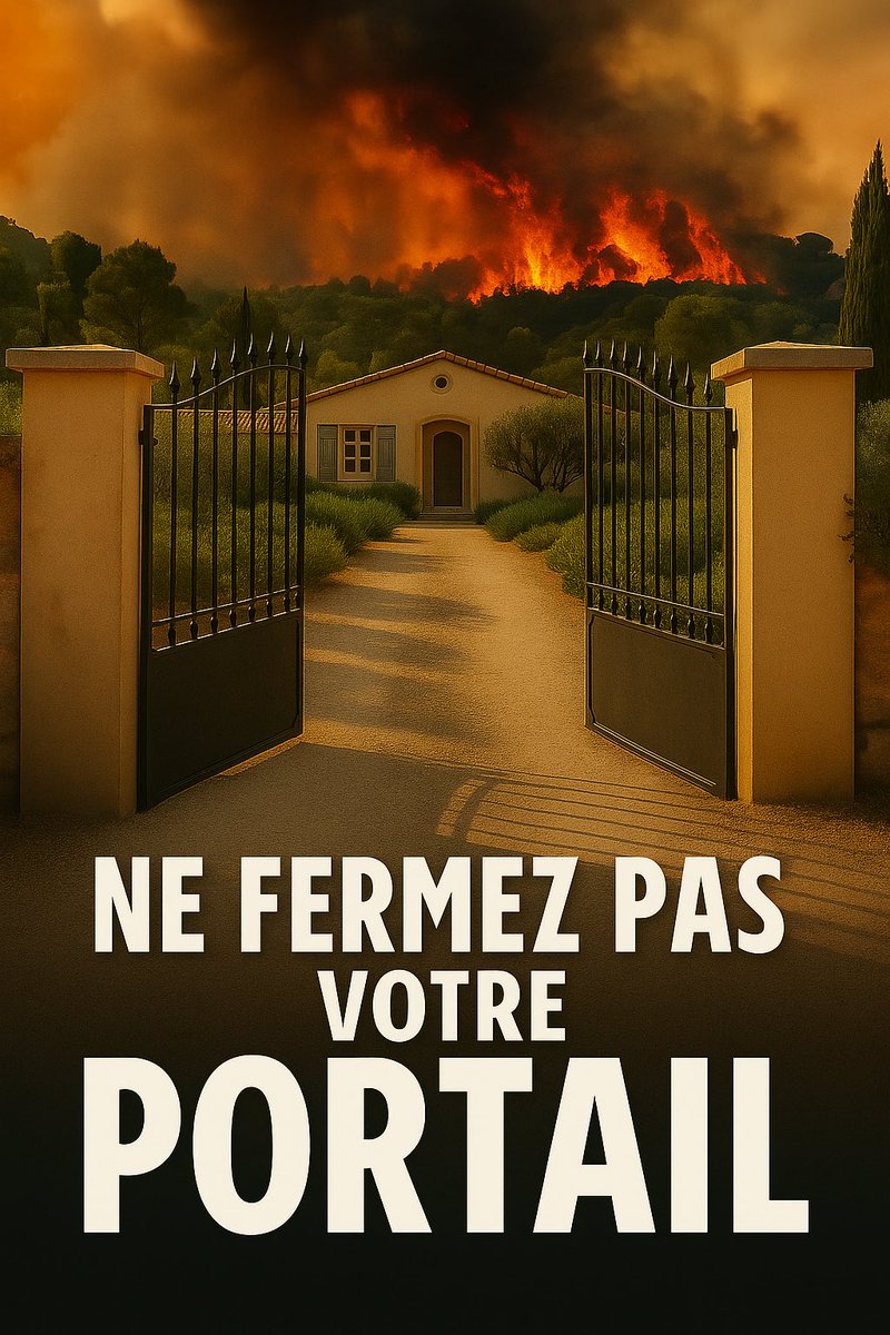 FDF83VAR's tweet photo. Si les secours vous demandent d’évacuer votre maison face à un incendie ou tout autre danger, ne fermez surtout pas votre portail en partant.

🔓 Laissez votre portail ouvert : c’est un geste simple, mais qui peut faire toute la différence pour sauver votre maison. https://t.co/nFGadlwZYA