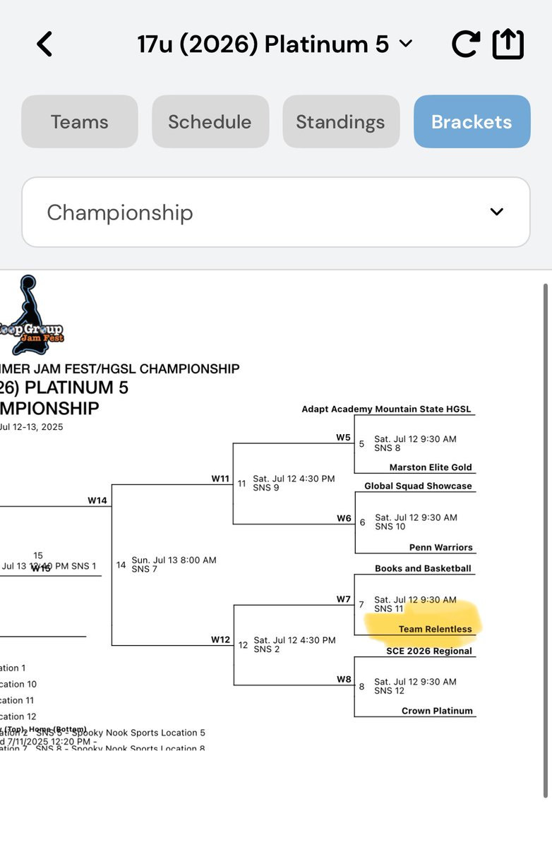 Frances73829870's tweet image. Game 1 this morning . 9:30 AM, court 11 at SpookyNook @TeamRe1entless