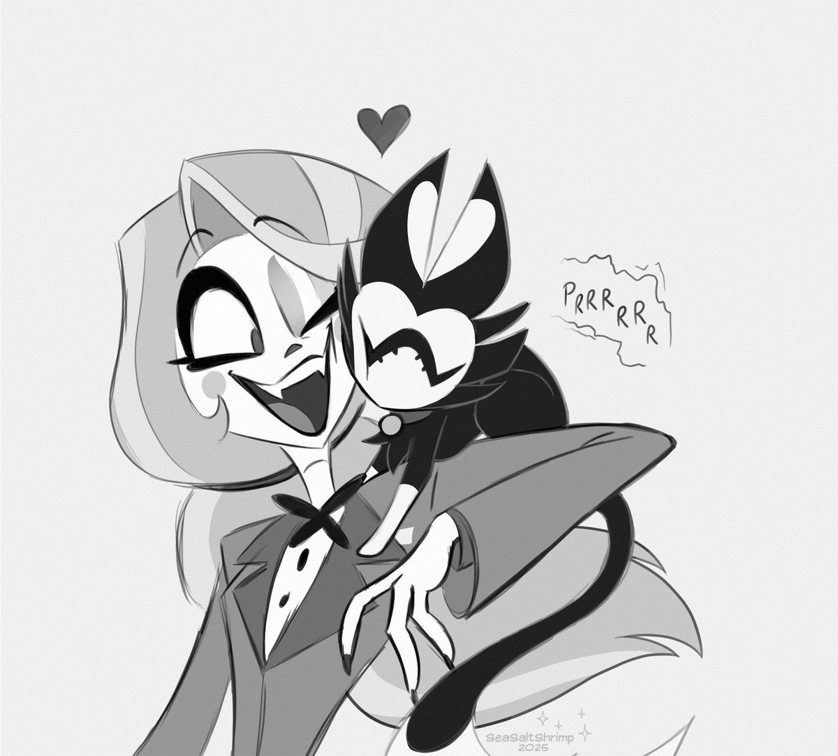A sweet creature, and her cat 💙

#HazbinHotel #HazbinHotelCharlie #HazbinHotelKeeKee