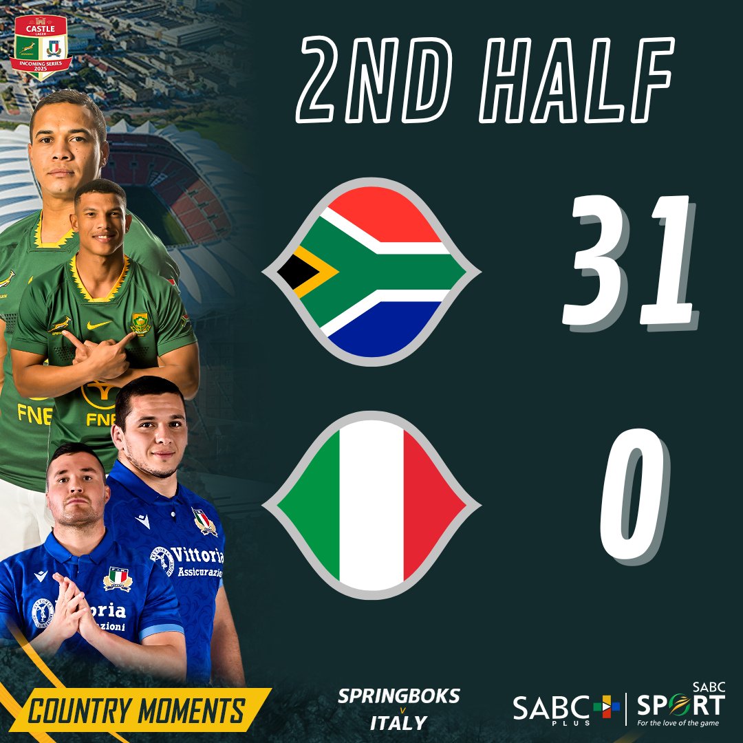 SABC_Sport's tweet photo. 55' - Bomb squad time!

🚨 LIVE
📺 SABC 2
🌐 https://t.co/26PdrPrnVE

#SABCSportRugby | #Springboks https://t.co/udcp8G5wUj