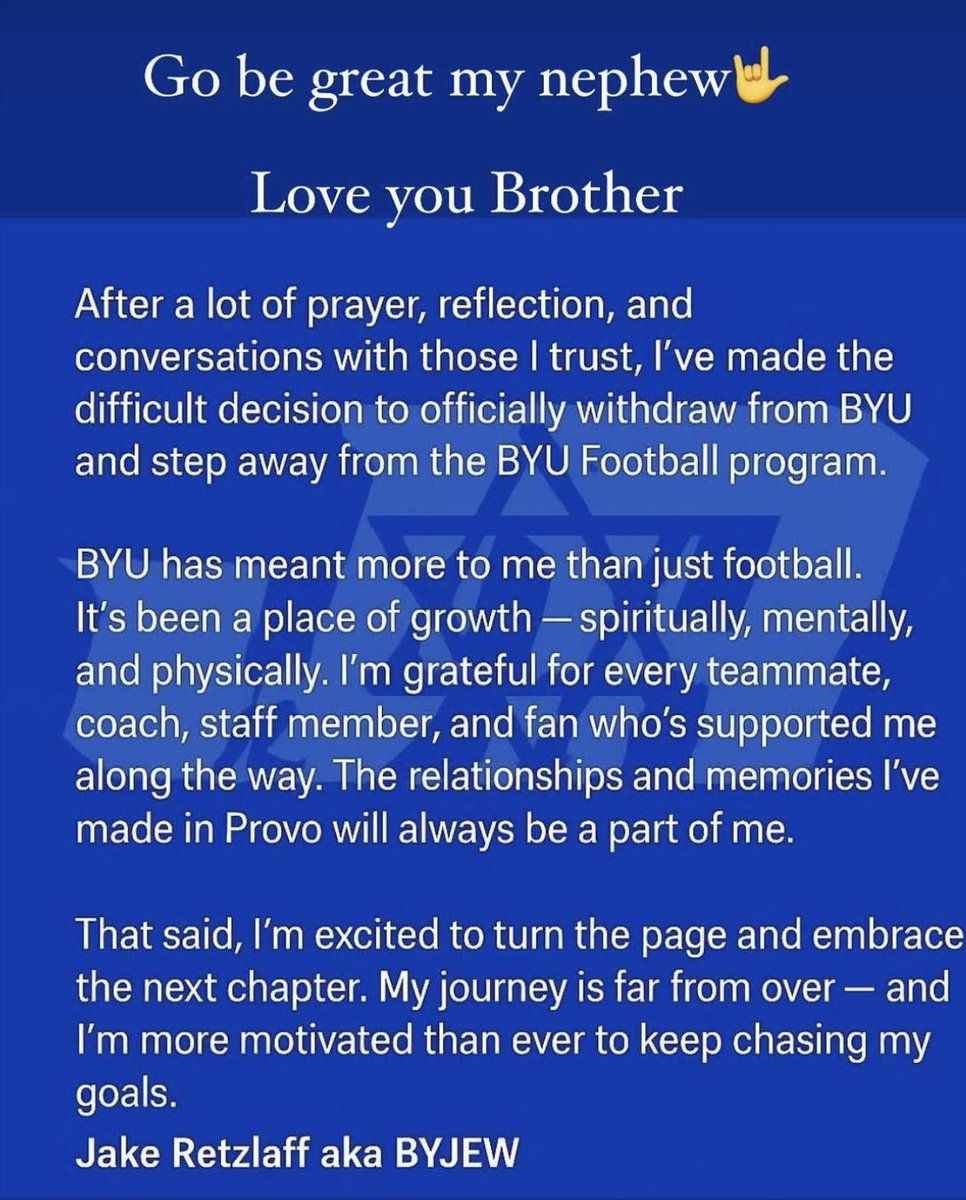 JackDamuni's tweet image. Nothing but love for my        BYJEW