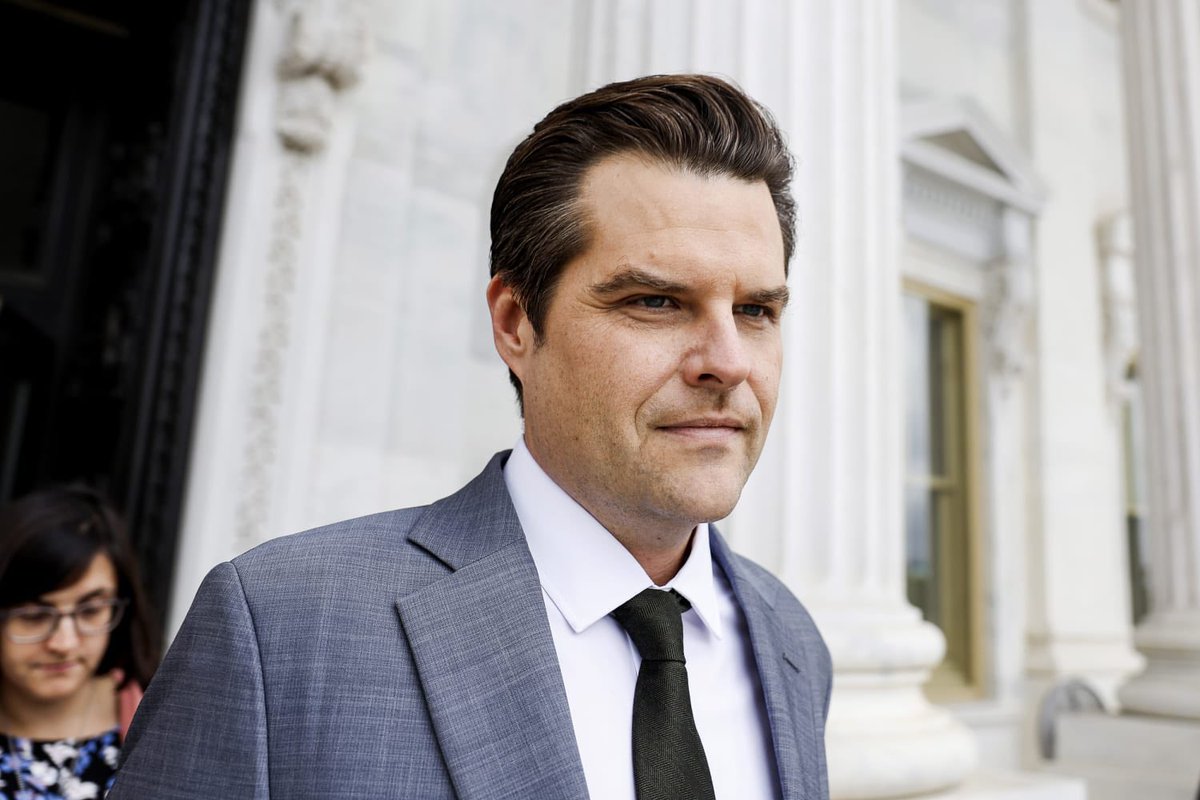 officer_Lew's tweet image. BREAKING🚨: Matt Gaetz is on his way to Washington D.C. at the request of President Trump, canceling a previously scheduled appearance with Charlie Kirk.