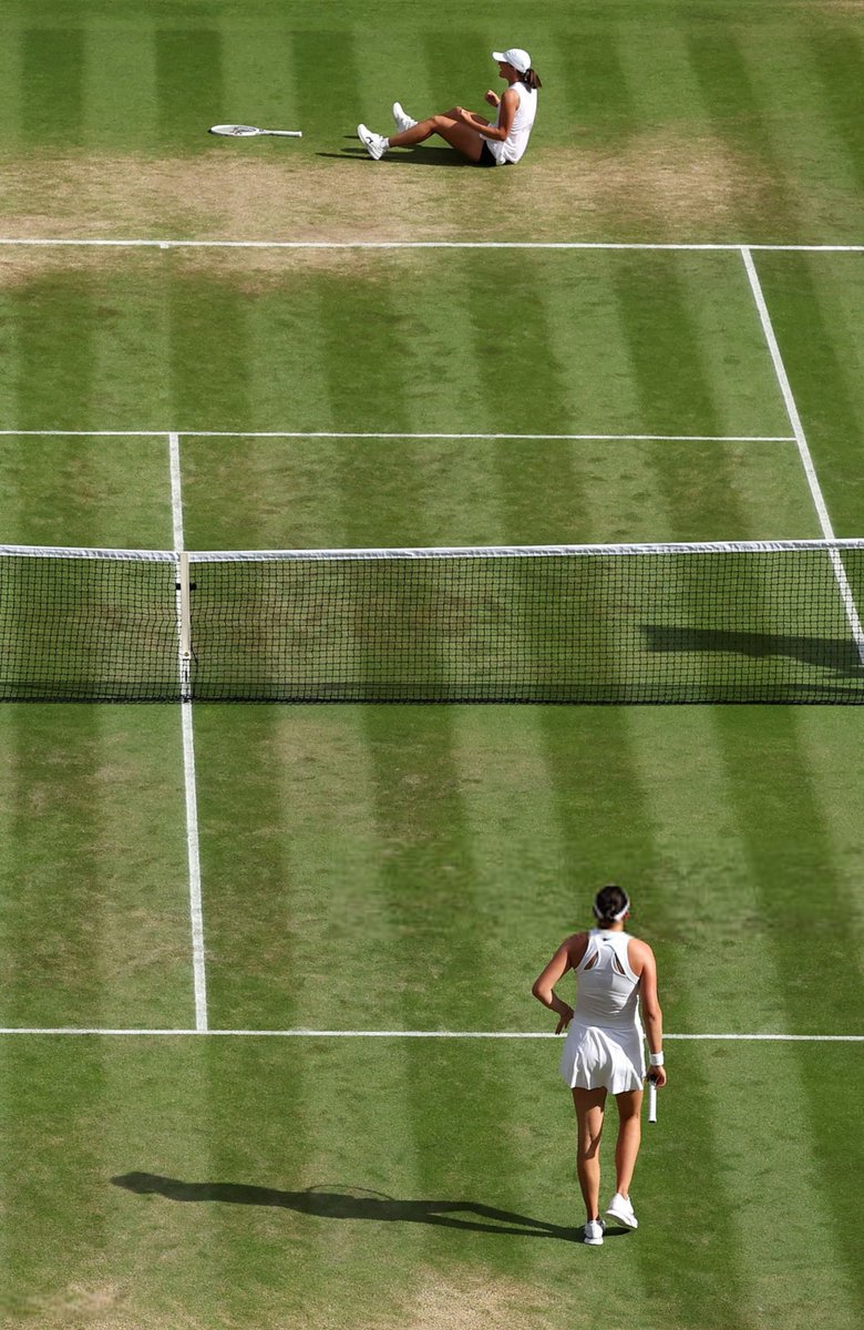 Dominance. 

#Wimbledon