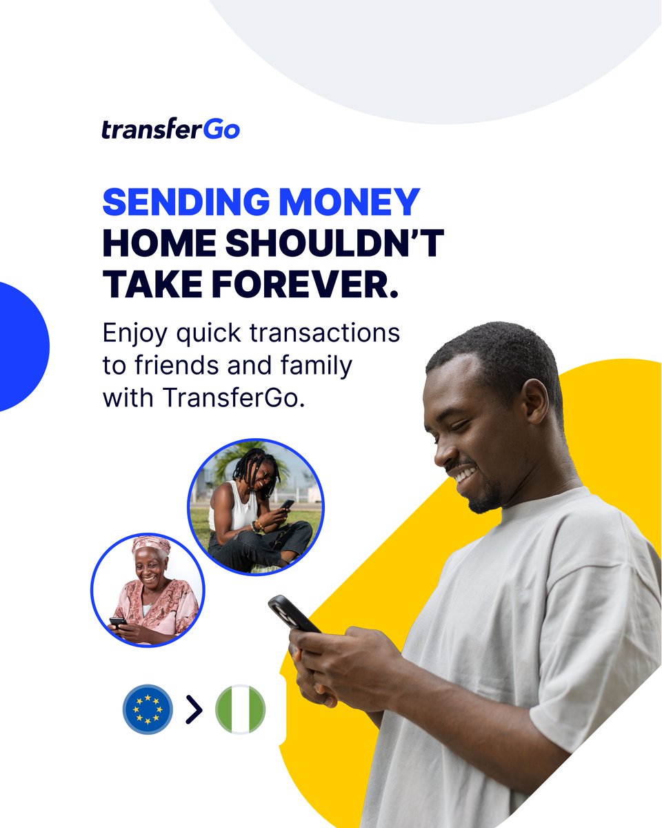 TransferGoAfric's tweet image. We complete transfers in a minute. Your money moves faster than making a cup of coffee! That's serious speed for your peace of mind!

#FastMoney #TransferGo #TransferGoSpeed #InstantTransfers